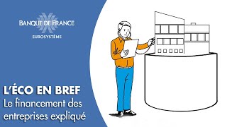 Le financement des entreprises expliqué  Banque de France [upl. by Arabella985]