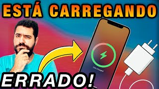 Como carregar corretamente o celular  iPhone e Android [upl. by Lauralee]