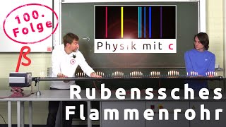 Rubenssches Flammenrohr  stehende Wellen [upl. by Eledoya]