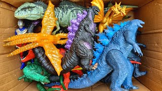 70 Minutes Satisfying With ASMR Toys Godzilla King kong TRex Mosasaurus Shark Skar King [upl. by Dearden]