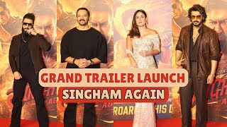 Arjun Kapoor  Ranveer Singh Rohit Shetty amp Kareena Kapoor At Grand Trailer Launch Of Singham Again [upl. by Ataeb]