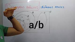 El conjunto de los reales conceptos básicos [upl. by Ilan]