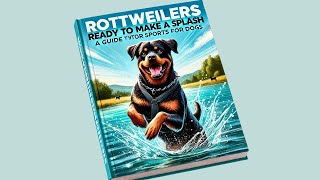 Rottweilers Ready to Make a Splash A Guide to Water Sports for Dogs [upl. by Vernon]