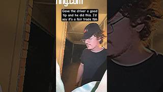 Chilis driver was appreciative after receiving big tip doorbell camera [upl. by Rube]