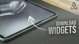 How to Download Widgets on iPad tutorial [upl. by Sudaorb]