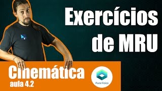 Física  Cinemática exercícios de MRU [upl. by Onibag145]