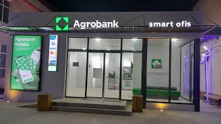 MUZRABOT TUMAN YANGI AGROBANK SMART OFIS BANK OCHILDI [upl. by Deb]