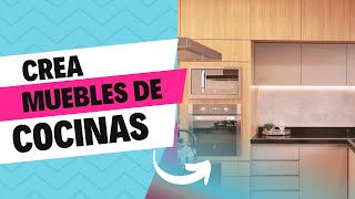 Curso como crear Muebles de Cocinas [upl. by Leirvag]