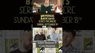 FOXs Universal Basic Guys Creators Adam Malamut amp Craig Malamut Talk About New Series at SDCC [upl. by Cheadle330]