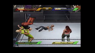 WrestleMania X8 NINTENDO GAMECUBE Womens SubMission Battle Royal [upl. by Kale]