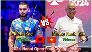 Eklent Kaci VS Duong Manh Tien  2024 Hanoi Open Pool Championship [upl. by Aulea]