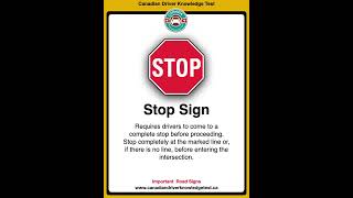 Essential Road Signs You Must Know for Your Driving Test  Canadian Driver Knowledge Test [upl. by Augustina404]