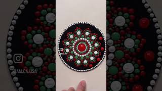 Dot mandala art coasters 2 shorts [upl. by Uphemia371]