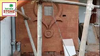 laterite stone carving work in hosa road banglore [upl. by Airuam]