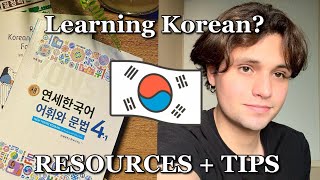 TIPS For Learning KOREAN 🇰🇷✨ From Beginner to Advanced Resources  Advice 📚 [upl. by Menard]