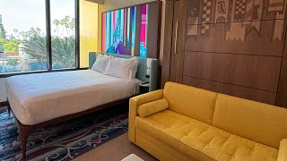 Disneyland Hotel Villas Deluxe Studio Walkthrough [upl. by Thordis]