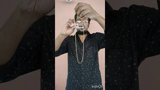 Ring and chain magic trick revealed 🎩😨 shorts [upl. by Roye]