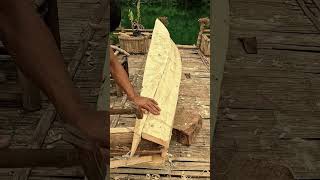 Wooden Kayak bushcraft [upl. by Alim307]