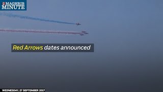 Red Arrows dates announced [upl. by Sillsby210]