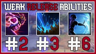 SMITE  Top 10 Weakest Release Abilities of All Time [upl. by Gitel899]