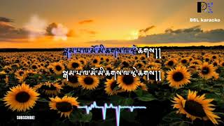 Sung da nyenmo Tshering PtshoTangpa Boedrabhutanesesonglyricalkaraoke vocal off [upl. by Elleirol]