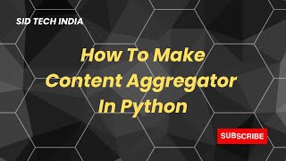 How To Make Content Aggregator In Python  Cartoon On amp On [upl. by Kennett81]