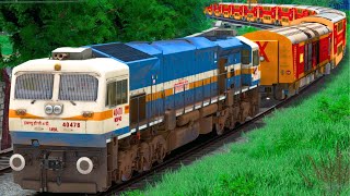 WDP4D LOCO REVERSAL DOUBLE DECKER TRAIN  BUMPY RAILROAD Train Simulator  Railworks  NTG GAMING [upl. by Paco]