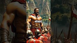 The 300 Spartans A Legendary Stand aihistory history facts spartartan shorts [upl. by Eelymmij]