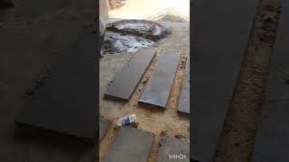 Concrete Craftsmanship Slab Making Process viral shorts [upl. by Shwalb]