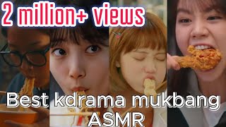 The best mouthwatering kdrama mukbang scenes ASMR kdrama mukbang [upl. by Adama]