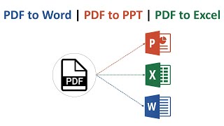 PDF to Word Converter  Without Software [upl. by Rosetta]