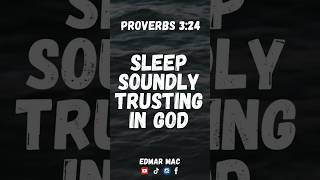 quotProverbs 324  Sleep and Rest in the comfort of Gods lovequotnighttimeprayer dailymotivation [upl. by Sisenej]