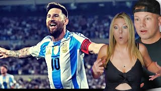 Lionel Messi HATTRICK REACTION [upl. by Haem]