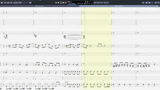 RADWIMPS  GRAND ESCAPE 후반부 Instrumental Sheet cover [upl. by Nertie]