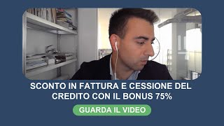 Cessione crediti sconto in fattura superbonus ristrutturazione  Guida Agenzia delle Entrate [upl. by Rakel]