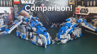 Dorian Bricktron and Bricoleur Bricks 501st Gunship Comparison [upl. by Solenne62]