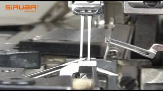 How to timing between Needle amp Looper in SiRUBA OverLock Machine [upl. by Kcered162]