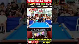 🎯PROBABLY THE CRAZIEST EFREN BATA REYES WHERE WHERE WHERE SHOT shorts [upl. by Skilken]