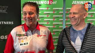 Keith Deller and Russ Bray on World Seniors Circus Tavern return Bristow tribute amp more [upl. by Benia2]