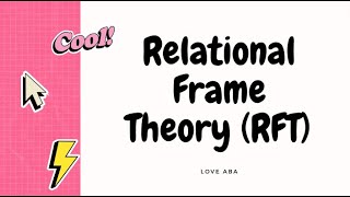 What is Relational Frame TheoryRFT with ExampleComparing Mutual EntailmentSymmetryTransitivity [upl. by Halihs]