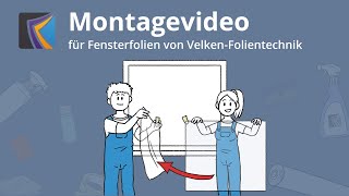 Fensterfolie anbringen ✅ So einfach geht es Montage Anleitung vom Profi  Velkende [upl. by Noreg]