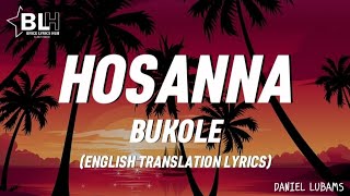 Hosanna bukole alleluia  Daniel Lubams English Translation Lyrics [upl. by Arette]