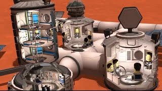 KSP  Duna Colony  IVA Mod [upl. by Eimaraj]