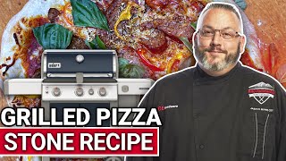 How To Grill On A Weber Pizza Stone  Ace Hardware [upl. by Milzie]