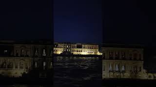 Watching Dolmabahçe Palace at Night from the Bosphorus [upl. by Yral1]