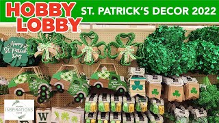 HOBBY LOBBY St Patricks Day Decor 2023 [upl. by Joell]