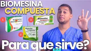 BIOMESINA COMPUESTA PARA QUE SIRVE  3 COSAS  MEDICAMENTOS [upl. by Johppa]