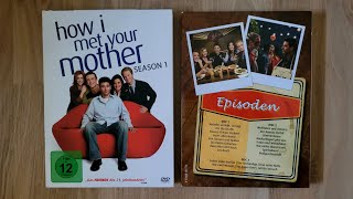 How I Met Your Mother  Season 1  DVD Staffel 1 3 DVDs UNBOXING GermanDeutsch HIMYM DVD Set [upl. by Aleihs]