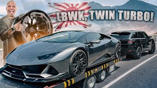 KUPIŁEM DRUGIE LAMBORGHINI LIBERTY WALK na Huracana 1000 HP Twin Turbo  wyjazd do Finlandii [upl. by Bonne585]