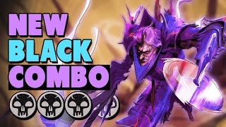 💀 BUSTED ONE HIT COMBO NEW MONO BLACK ONE TURN KILL 💀  MTG Arena [upl. by Zandra]